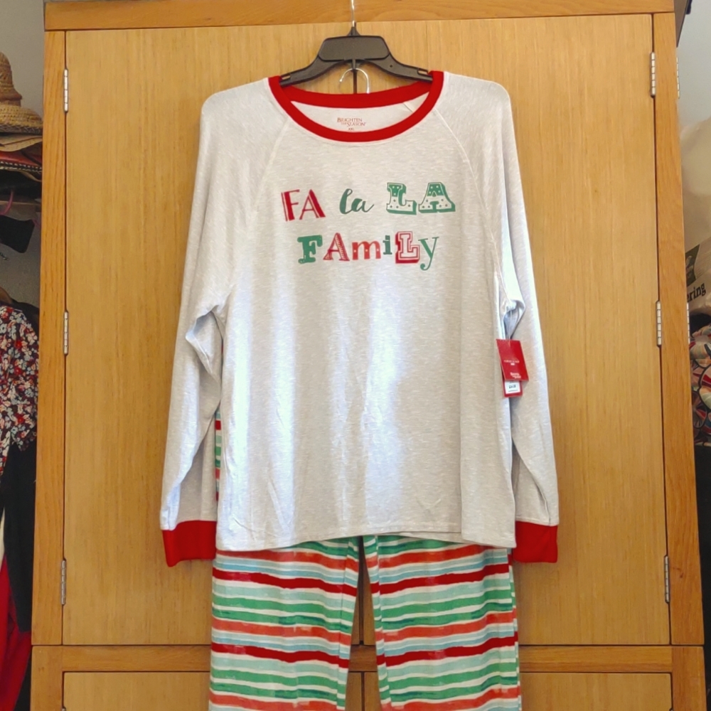 🎄 Christmas In July!! Men's NWT Brighten the Season SZ XXL Christmas Pajama.
